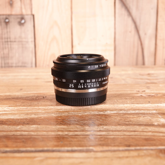 Used TTArtisan 25mm F2 Black Lens - Fujifilm XF Mount