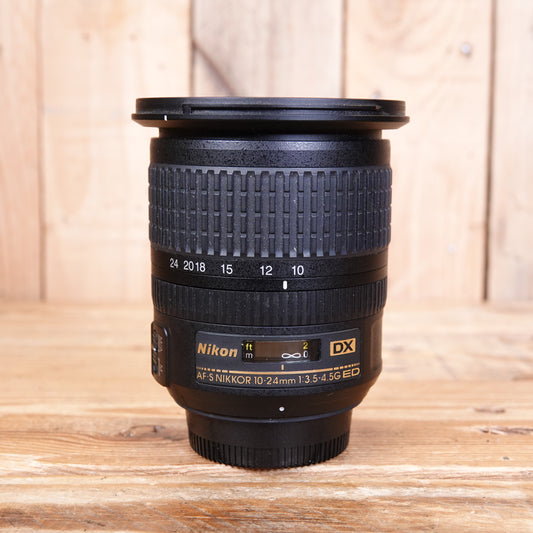 Used Nikon AF-S 10-24mm f3.5-4.5 G ED Lens