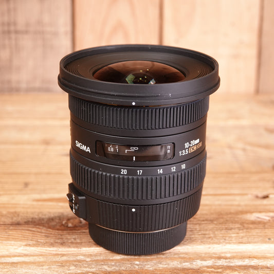 Used Sigma 10-20mm F3.5 EX DC HSM Nikon Fit Lens