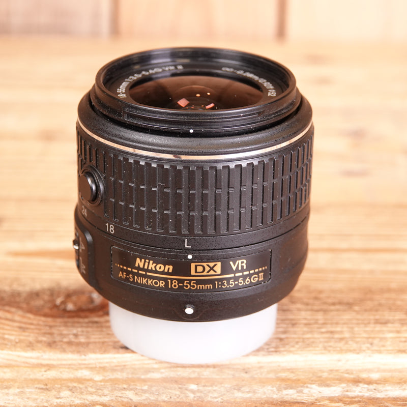 Used Nikon AF-S 18-55mm F3.5-5.6 G II VR DX Lens
