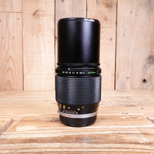 Used Olympus MF 200mm F4 Zuiko Lens