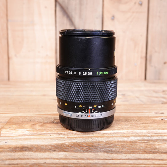 Used Olympus MF 135mm F3.5 Zuiko Lens