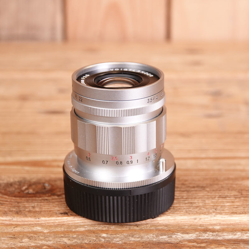 Used Voigtlander 50mm F3.5 Apo-Lanthar VM II Silver  Lens - Leica M Mount