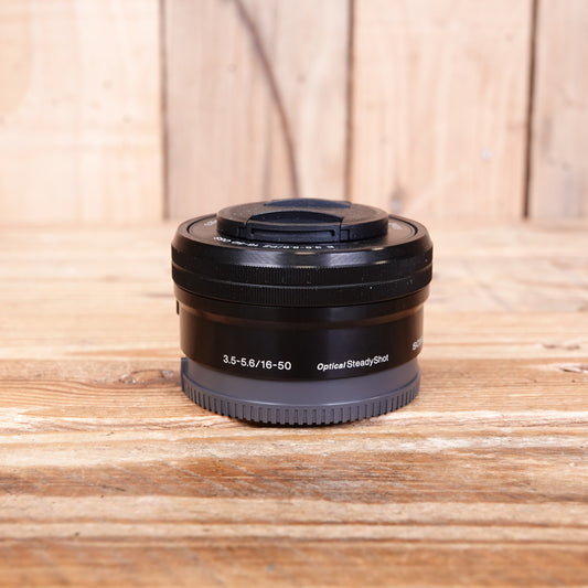 Used Sony E 16-50mm f3.5-5.6 PZ OSS Black Lens