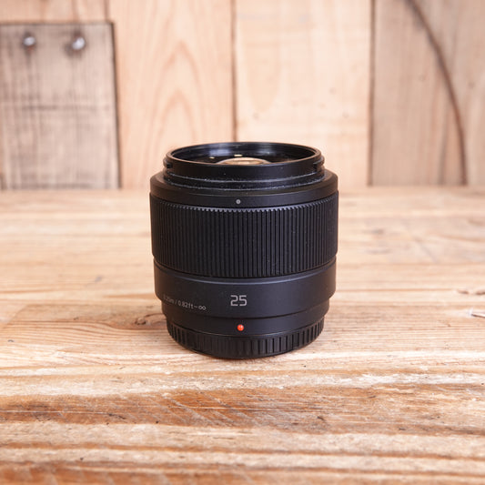 Used Panasonic 25mm F1.7 Lens Micro Four Thirds Lens