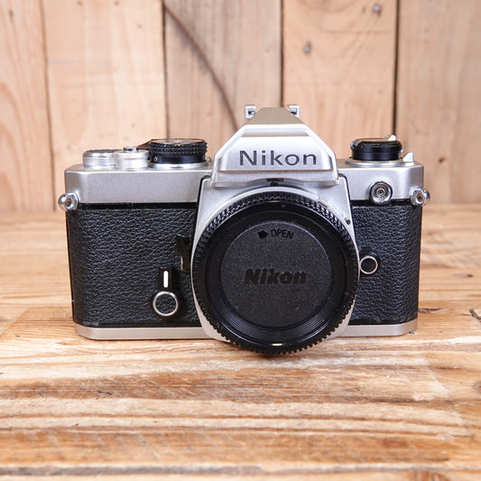 Used Nikon FM Silver 35mm Film SLR Camera Body