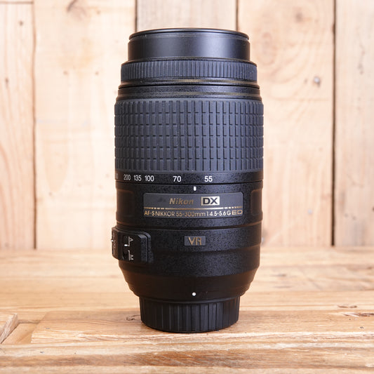 Used Nikon AF-S 55-300mm F4.5-5.6 G ED VR Lens