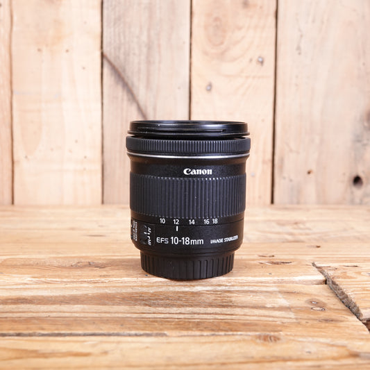 Used Canon EF-S 10-18mm F4.5-5.6 IS STM Lens