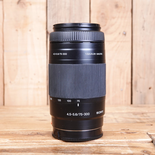 Used Sony AF 75-300mm F4.5-5.6 A Mount Lens