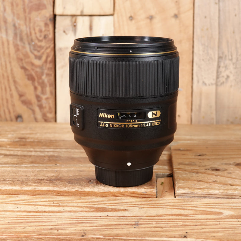 Used Nikon AF-S 105mm F1.4 E ED Lens