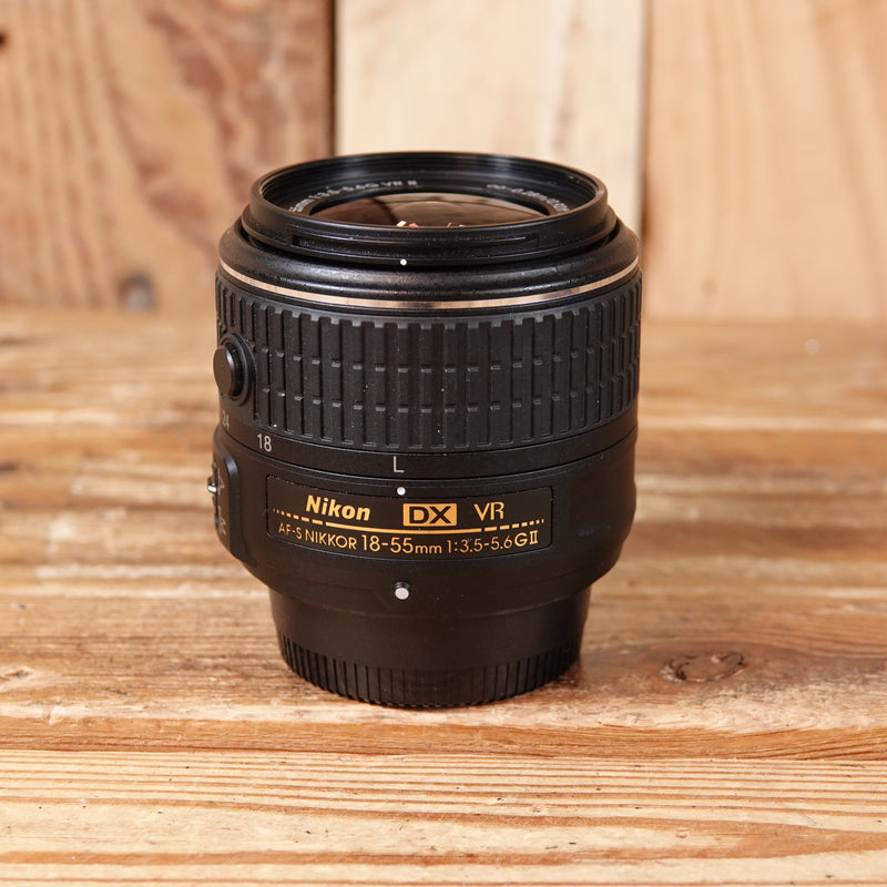 Used Nikon AF-S 18-55mm F3.5-5.6 G II VR DX Lens