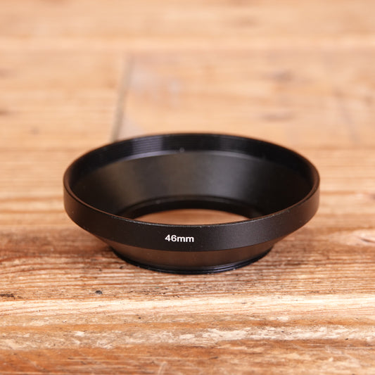 Used Wide Angle Lens Hood Universal metal Lens Hood 46mm