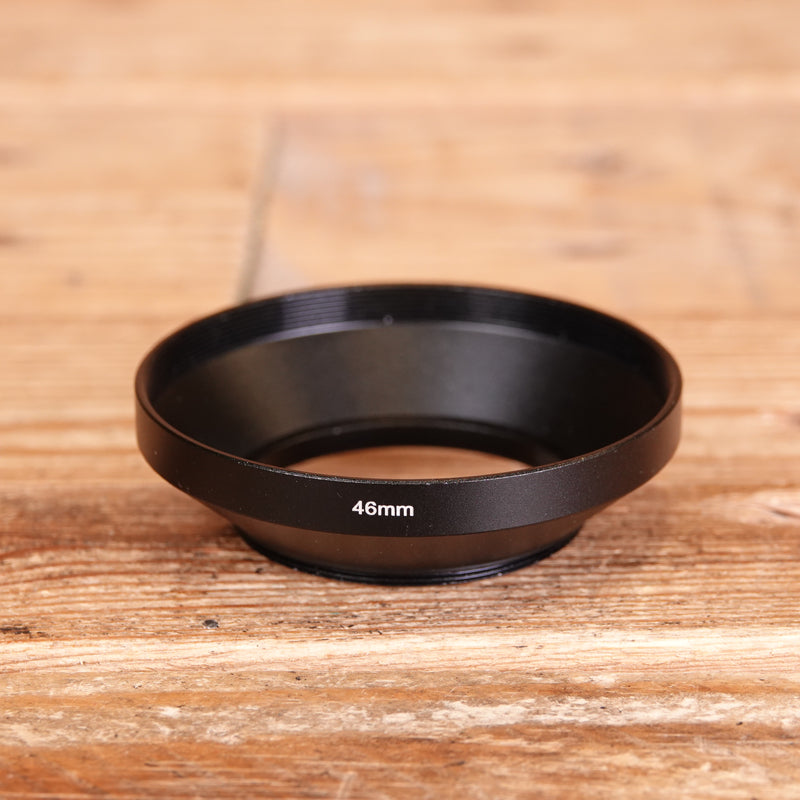 Used Wide Angle Lens Hood Universal metal Lens Hood 46mm