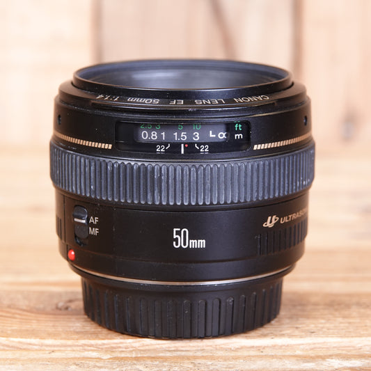 Used Canon EF 50mm F1.4 USM Lens