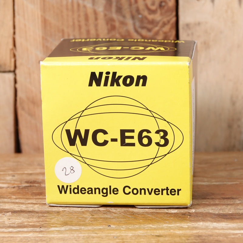 Used Nikon Wide Converter Lens WC-E63 0.63X For COOLPIX 4300 4500 5000 etc
