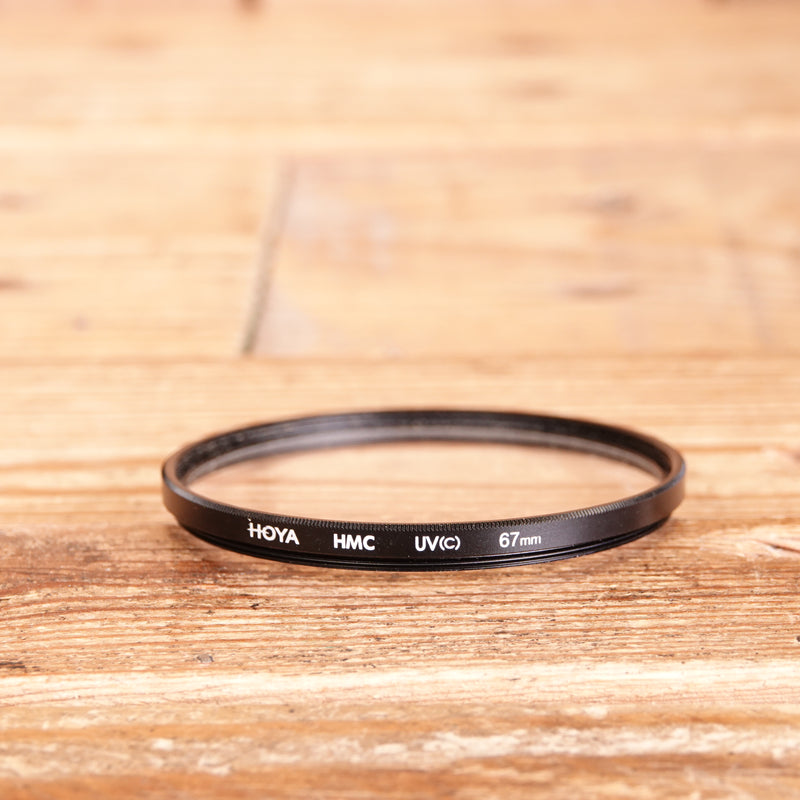 Used Hoya HMC UV(c) 67mm Screw In Filter