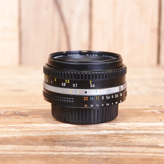 Used Nikon MF 50mm F1.8 Nikkor AIS Lens