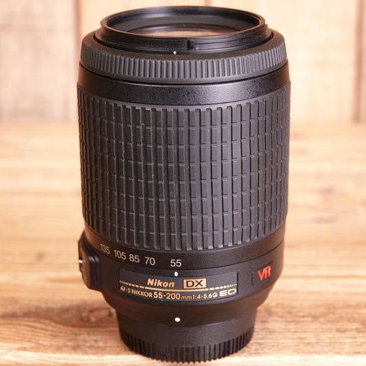 Used Nikon AF-S 55-200mm F4-5.6 G ED VR Lens