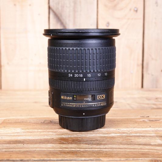 Used Nikon AF-S 10-24mm f3.5-4.5 G ED Lens