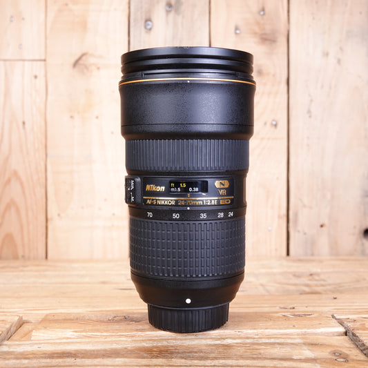 Used Nikon AF-S 24-70mm F2.8 E ED VR Lens