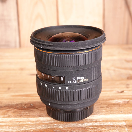 Used Sigma AF 10-20mm F4-5.6 EX DC HSM Lens - Nikon Fit