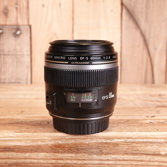 Used Canon EF-S 60mm F2.8 Macro USM Lens