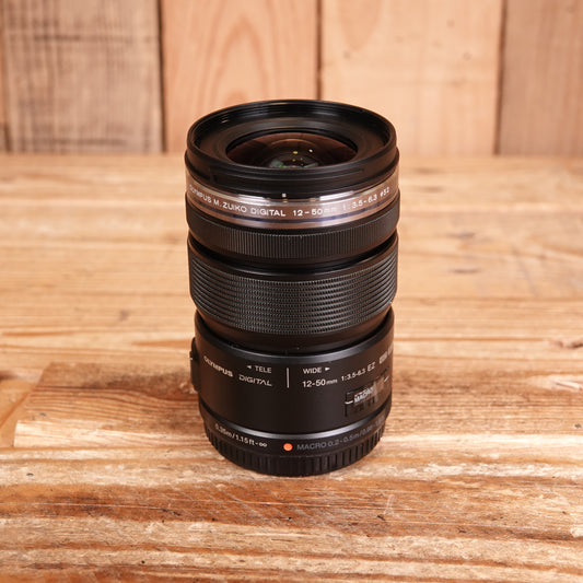 Used Olympus MFT 12-50mm F3.5-6.3  EZ ED MSC Lens