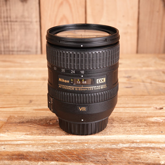 Used Nikon DX 16-85mm f3.5-5.6 G ED VR Lens