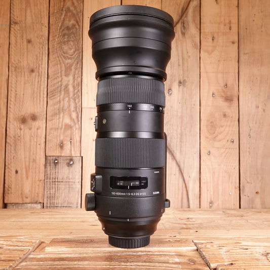 Used Sigma 150-600mm F5-6.3 DG Sport Lens - Canon Fit