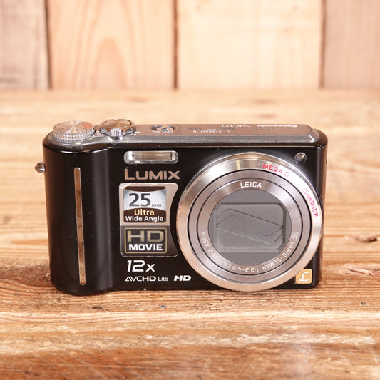 Used Panasonic Lumix TZ7 Digital Black Camera