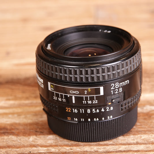 Used Nikon Nikkor AF 28mm F2.8 Lens