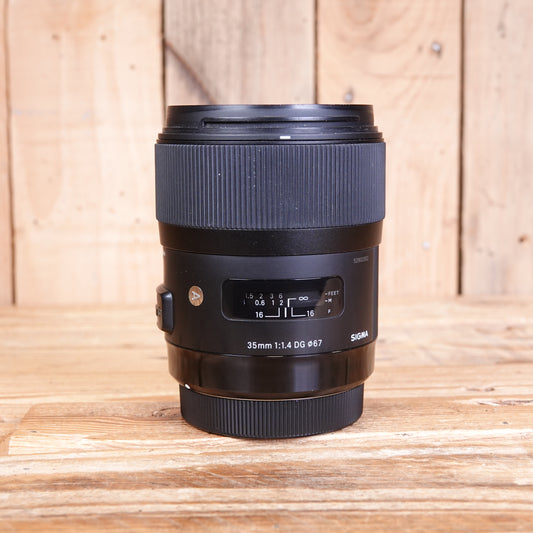 Used Sigma 35mm F1.4 DG Art Lens - Canon Fit