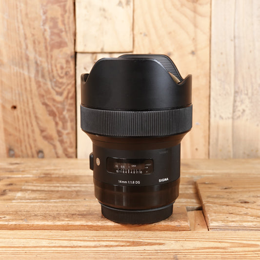 Used Sigma 14mm F1.8 DG HSM Art Lens Canon EF