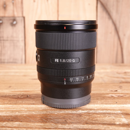 Used Sony FE 20mm F1.8 G Lens