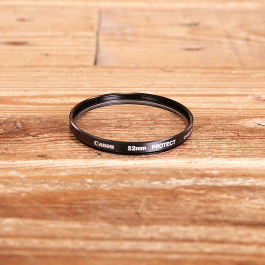 Used Genuine Canon 52mm Protect Filter Protective Filter for ⦰ 52mm Filter Thread
