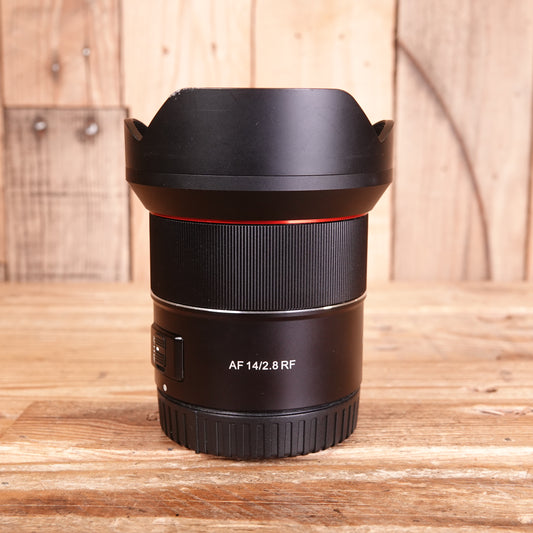 Used Samyang 14mm F2.8 AF RF Lens
