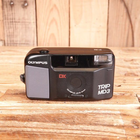 Used Olympus Trip MD3 35mm Analog Film Compact Camera