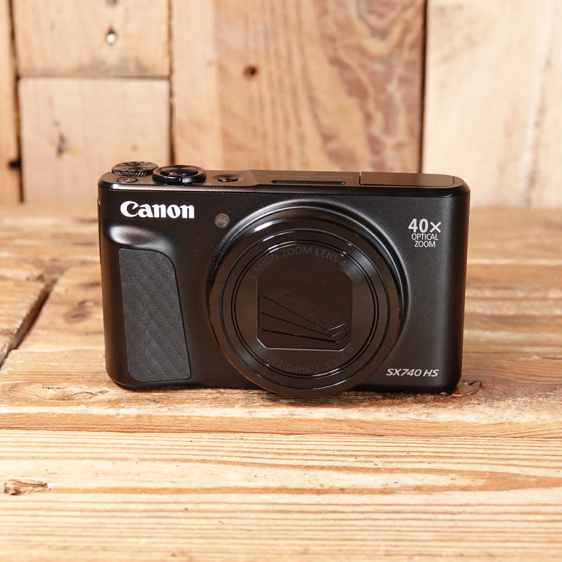 Used Canon PowerShot SX740 HS Black Digital Camera