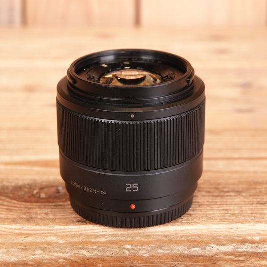 Used Panasonic 25mm F1.7 Lens Micro Four Thirds Lens