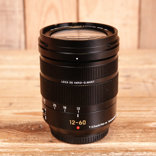Used Panasonic 12-60mm F2.8-4 DG Vario Elmar Asph Micro Four Thirds Lens H-ES12060