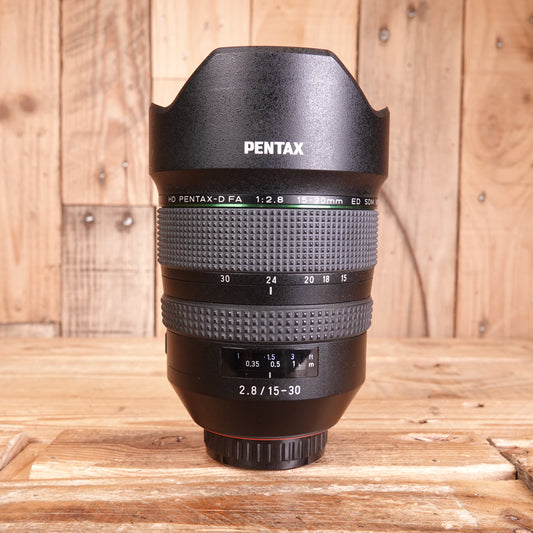 Used Pentax AF 15-30mm F2.8 HD D FA ED SDM WR Lens