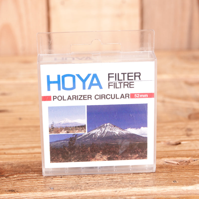 Used HOYA filter 52mm CIRCULAR POLARISER