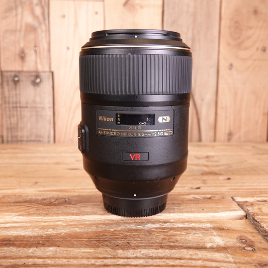 Used Nikon AF-S 105mm F2.8 G VR Micro Lens