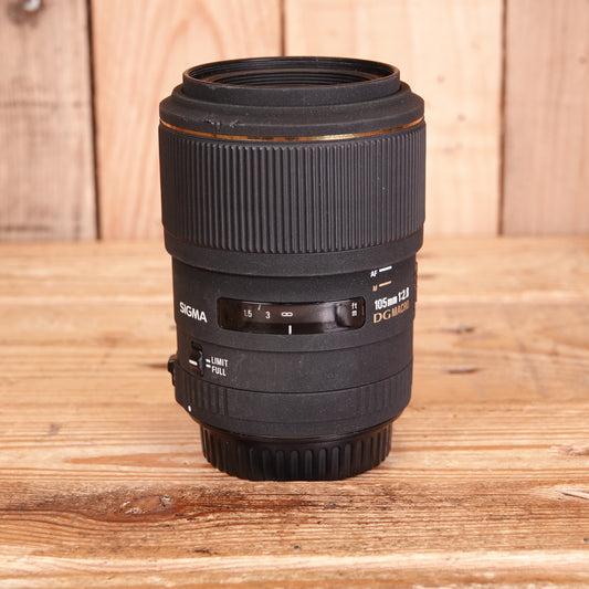 Used Sigma AF 105mm F2.8 DG Macro Lens - Canon Fit