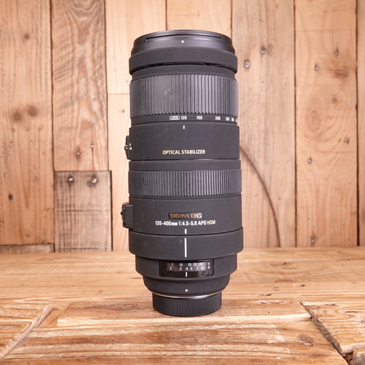Used Sigma 120-400mm F4.5-5.6 APO HSM Lens - Nikon