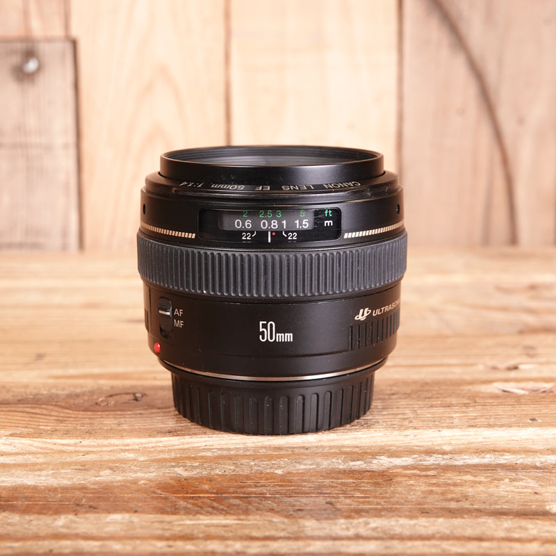 Used Canon EF 50mm F1.4 USM Lens