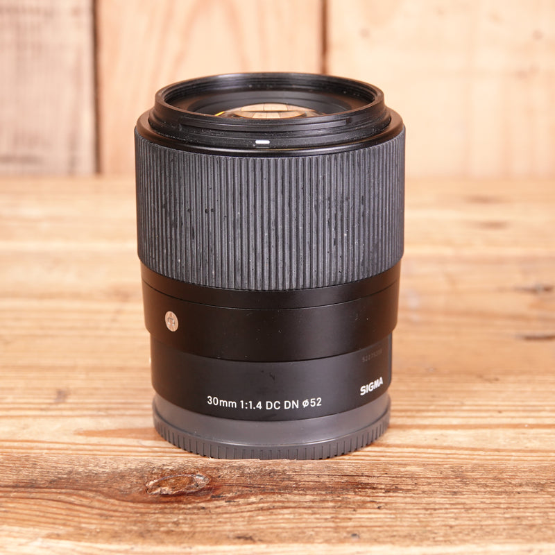 Used Sigma AF 30mm F1.4 DC DN Contemporary Sony E Fit Lens