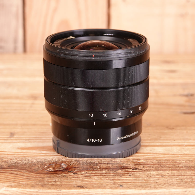 Used Sony E 10-18mm F4 OSS Lens