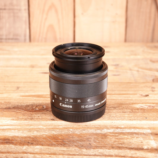 Used Canon EF-M 15-45mm IS STM Lens for EOS M
