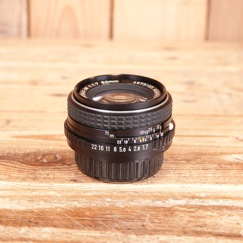 Used Pentax SMC Pentax-M 50mm F1.7 Lens